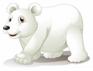 Раскраска медвежонок белый для детей #32 #392875