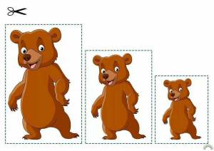 Раскраска медвежонок для детей 3 4 лет #8 #392887