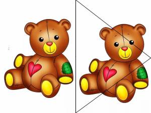 Раскраска медвежонок для детей 3 4 лет #25 #392904