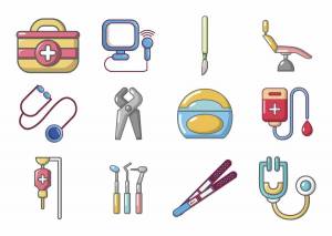 Раскраска медицинские инструменты для детей #36 #393184