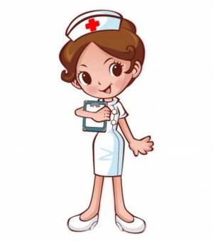 Раскраска медсестра для детей #2 #393216