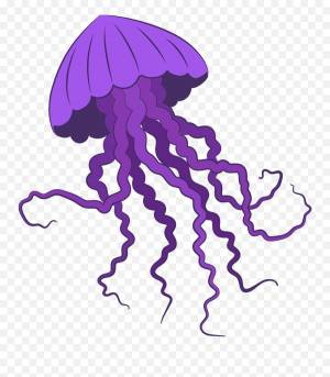 Раскраска медуза для детей #1 #393290