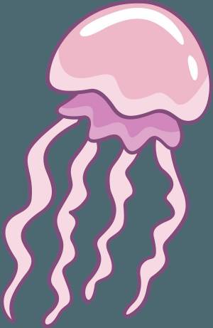 Раскраска медуза для детей #3 #393292