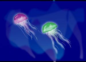 Раскраска медуза для детей #12 #393301
