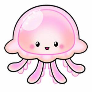 Раскраска медуза для детей #14 #393303