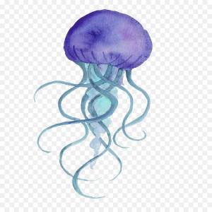 Раскраска медуза для детей #17 #393306