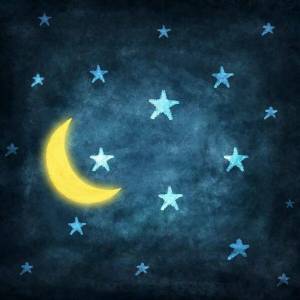 Раскраска месяц и звезды #12 #394468