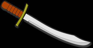 Раскраска меч для детей #10 #394869
