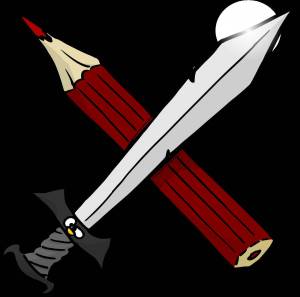 Раскраска меч для детей #11 #394870