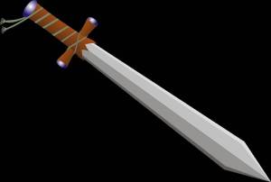 Раскраска меч для детей #21 #394880
