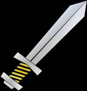 Раскраска меч для детей #25 #394884