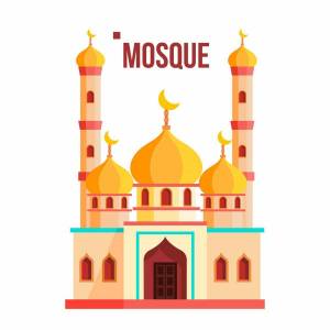 Раскраска мечеть для детей #25 #394911