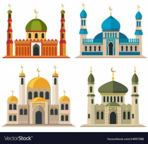 Раскраска мечеть для детей #35 #394921