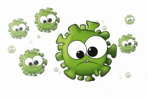 Раскраска микробы для детей #22 #395411