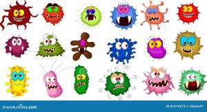 Раскраска микробы и бактерии для детей #16 #395442