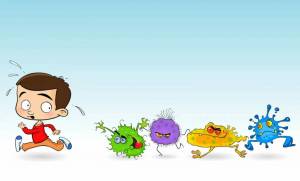 Раскраска микробы и бактерии для детей #19 #395445