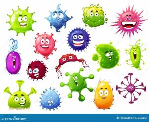 Раскраска микробы и бактерии для детей #36 #395462