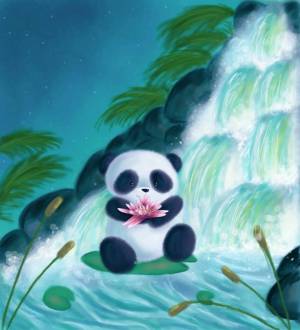 Раскраска милая панда #14 #395796