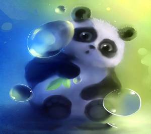 Раскраска милая панда #20 #395802