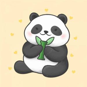 Раскраска милая панда #31 #395813