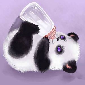 Раскраска милая панда #35 #395817