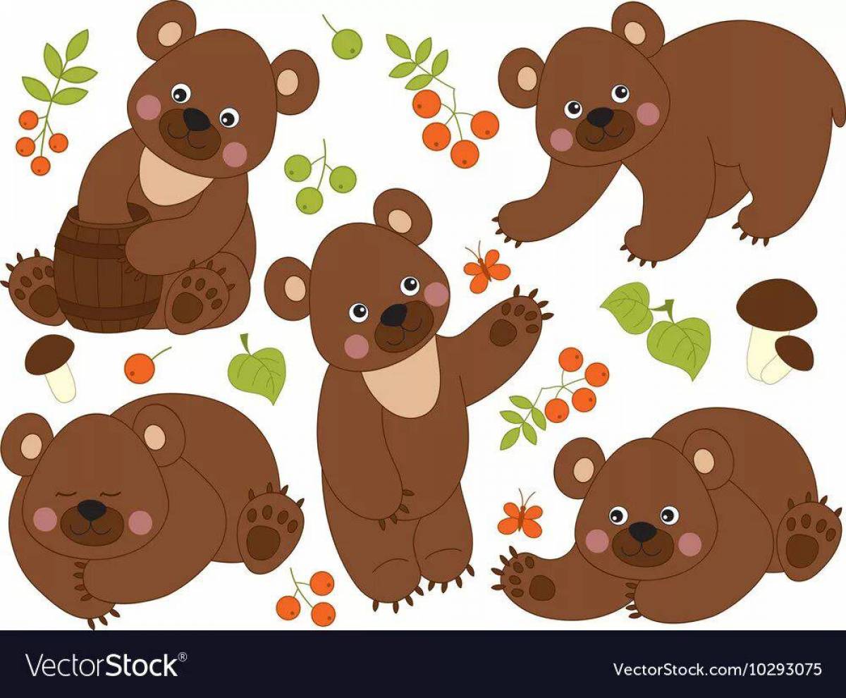 Медведь для детей 6 7 лет #7
