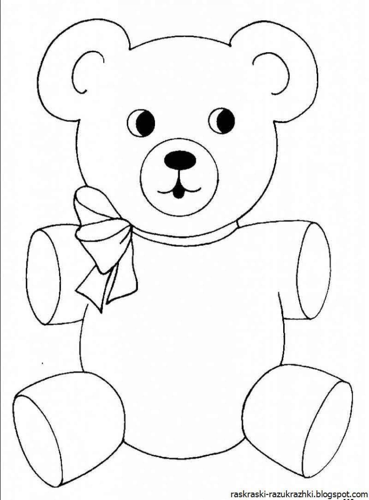 Медведь для детей для 3 лет #29