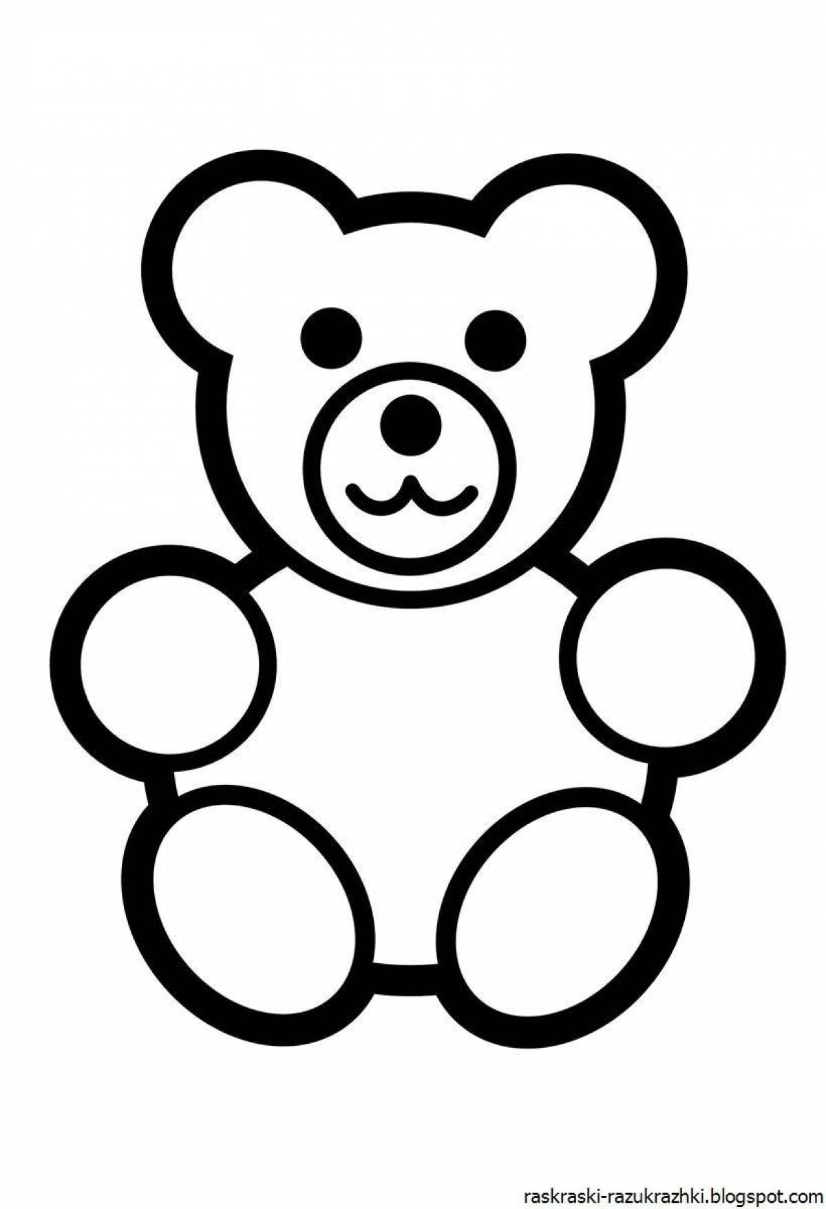 Медведь для детей для 3 лет #39