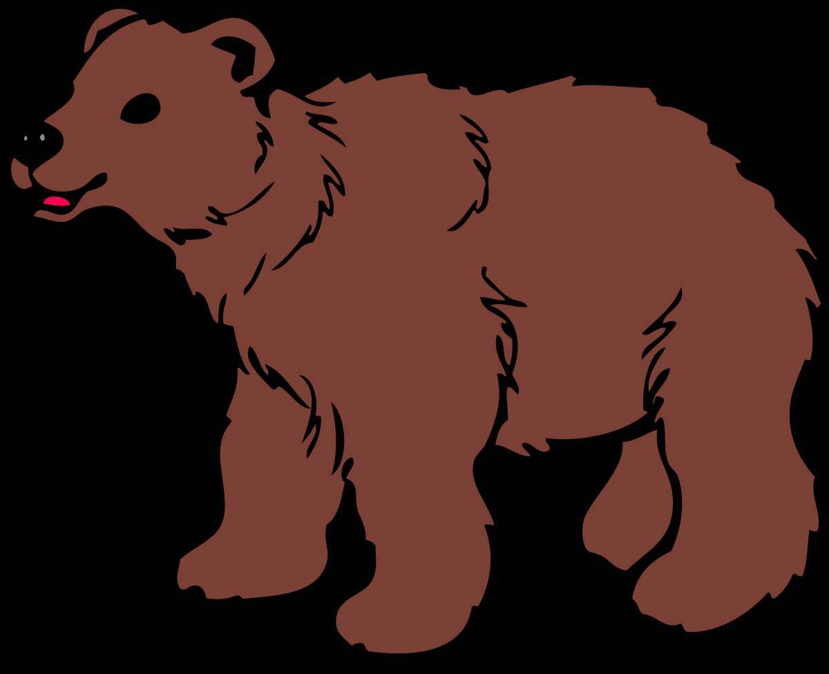 Медведь рисунок #4