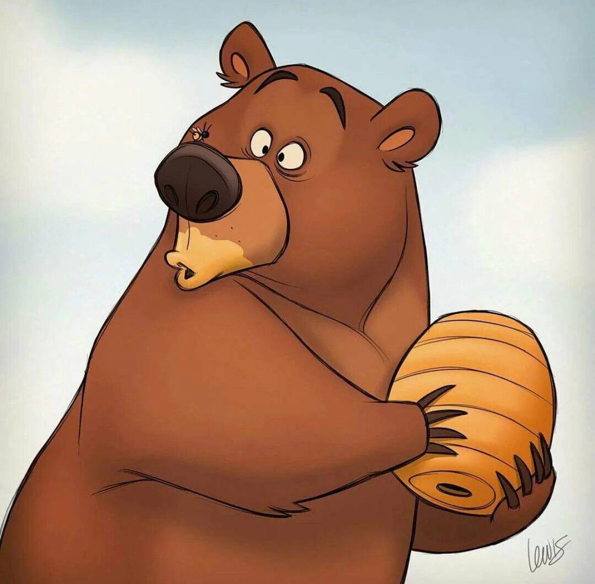 Медведь рисунок #21
