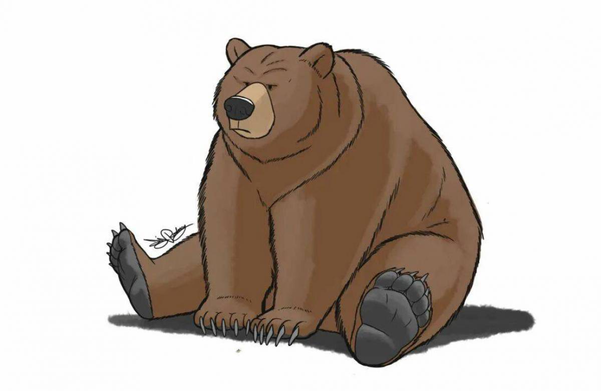 Медведь рисунок #24