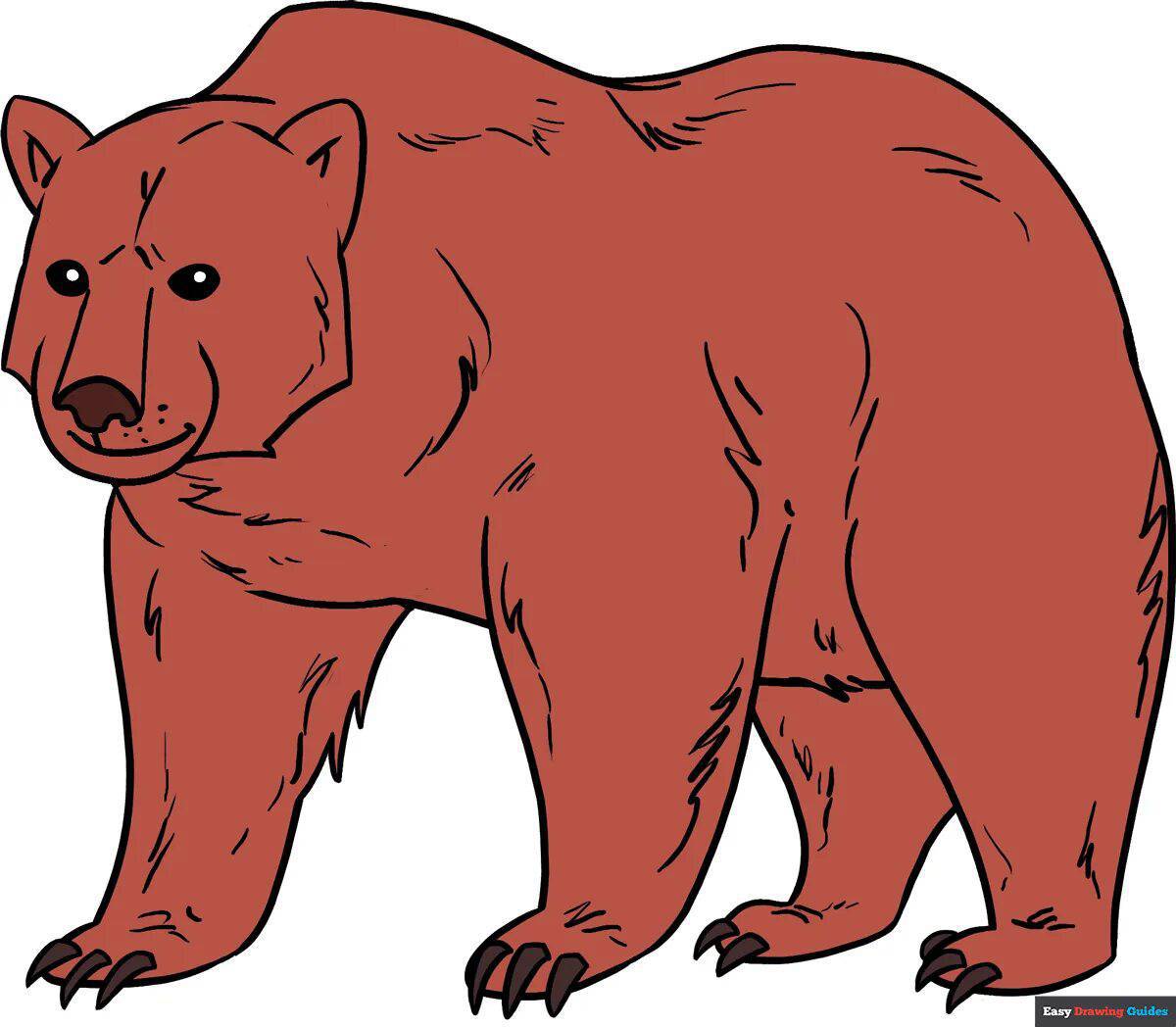 Медведь рисунок #29