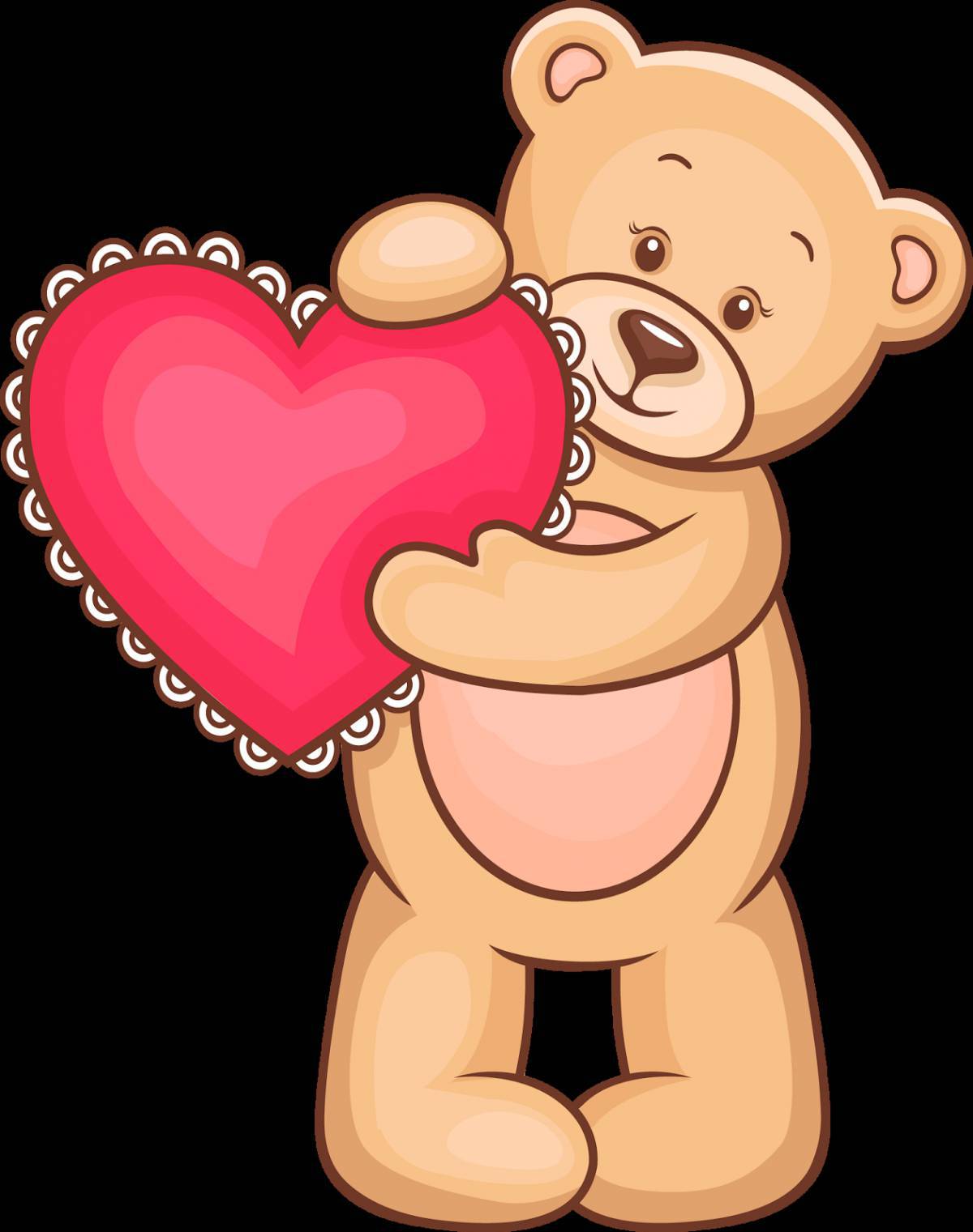 Медведь с сердечком #19