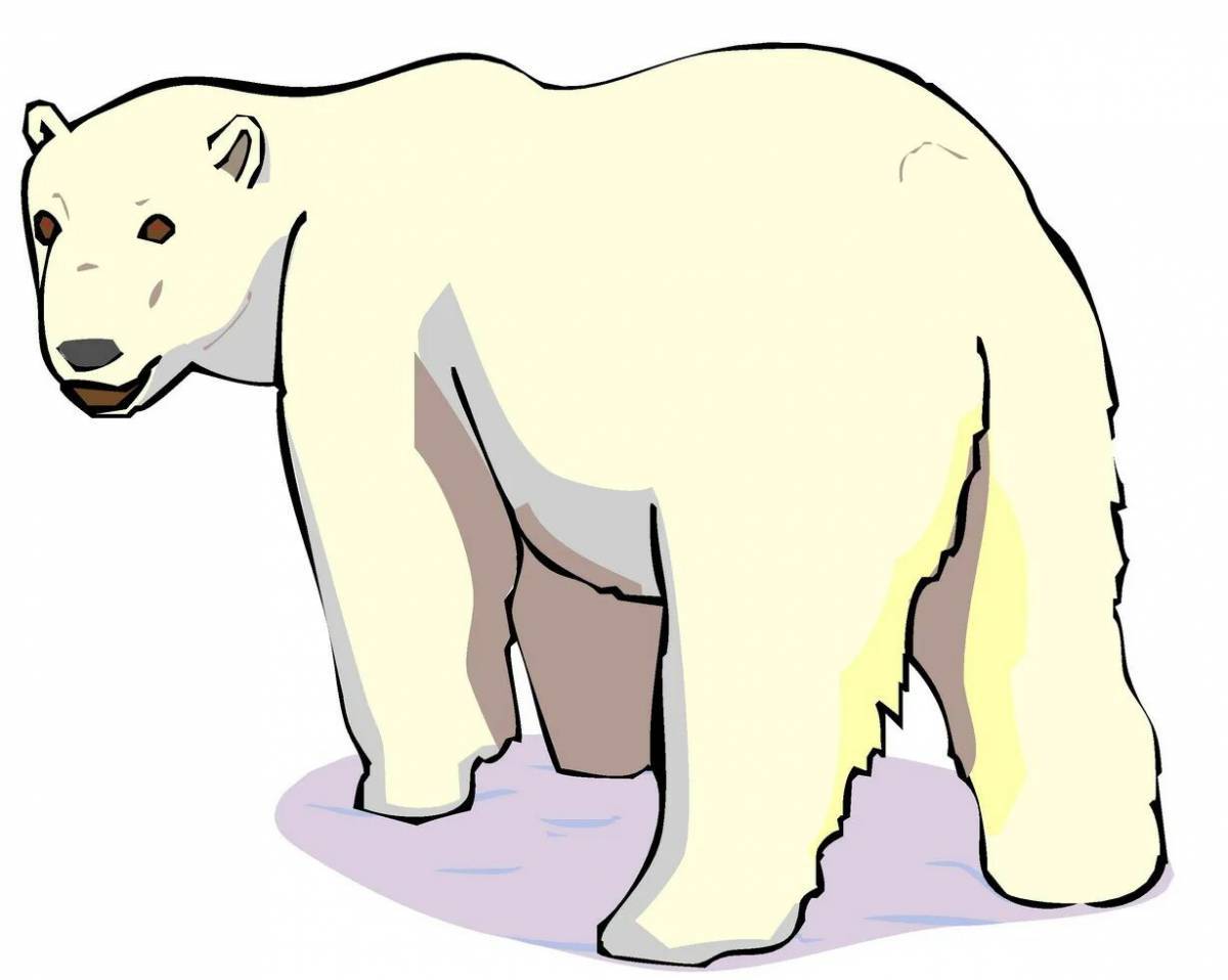 Медвежонок белый для детей #14