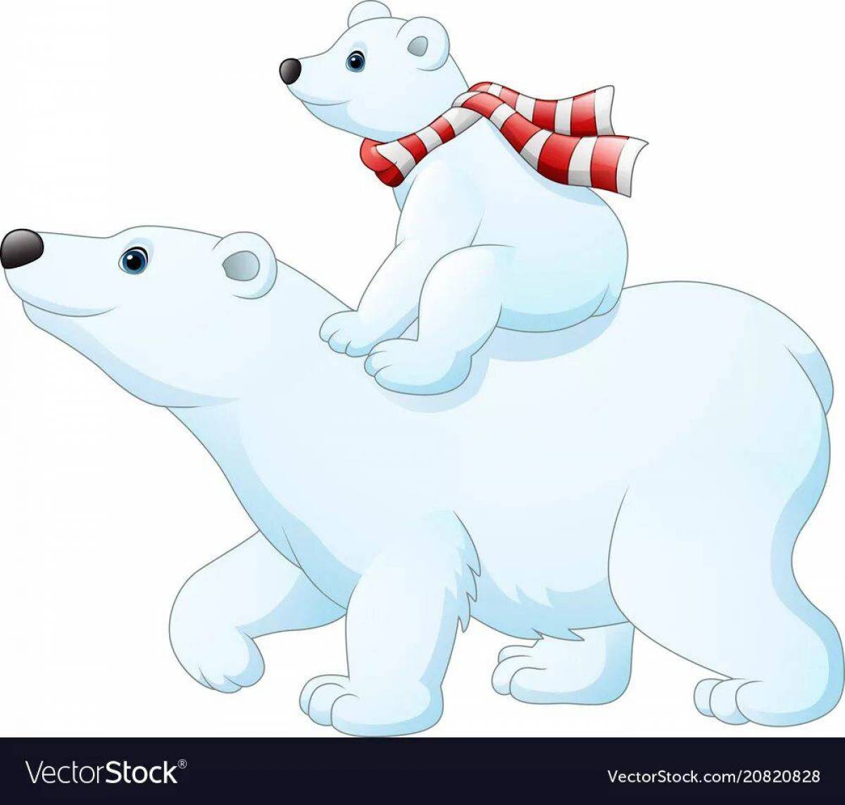 Медвежонок белый для детей #19