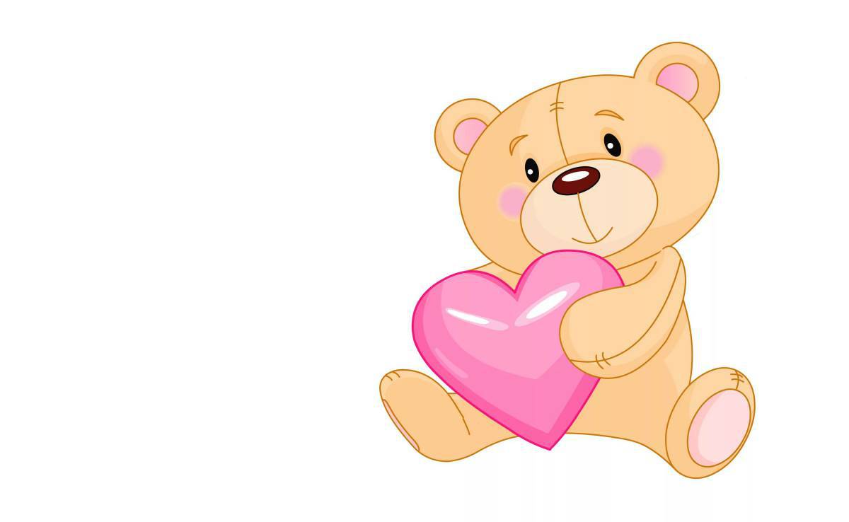 Медвежонок с сердечком #11