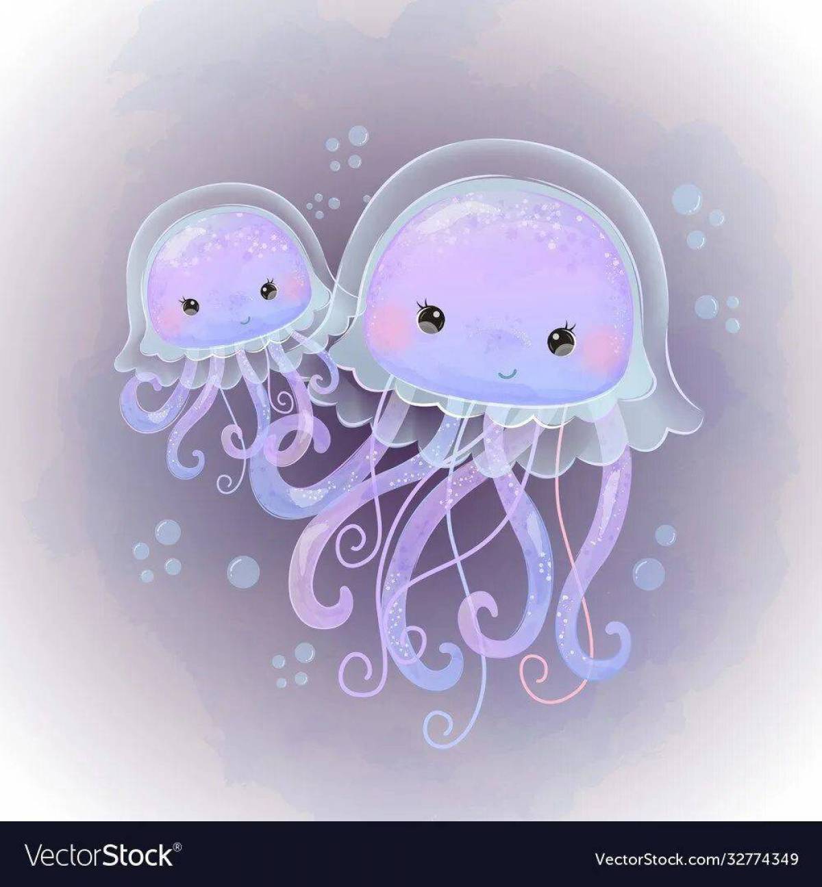 Медуза для детей #11