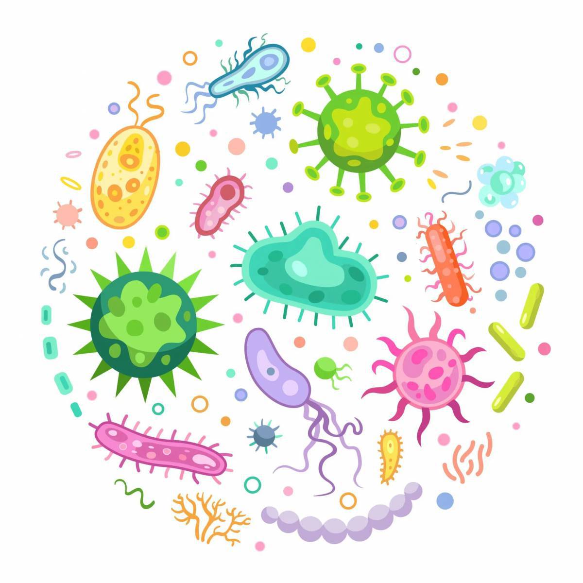 Микробы для детей #18