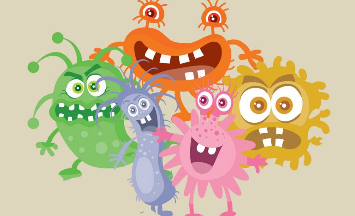 Микробы и бактерии для детей #2
