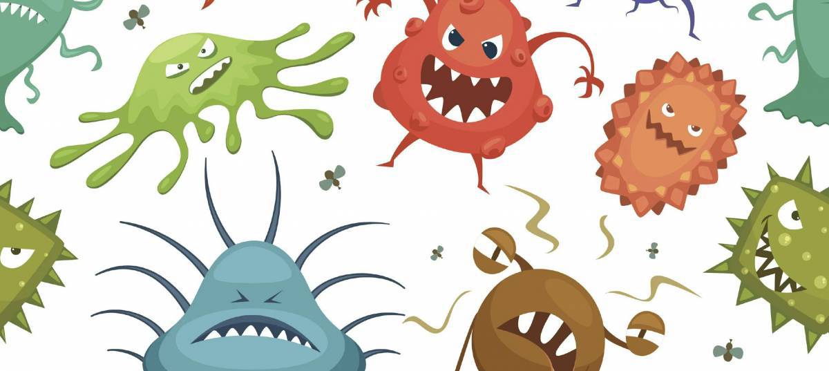 Микробы и бактерии для детей #9