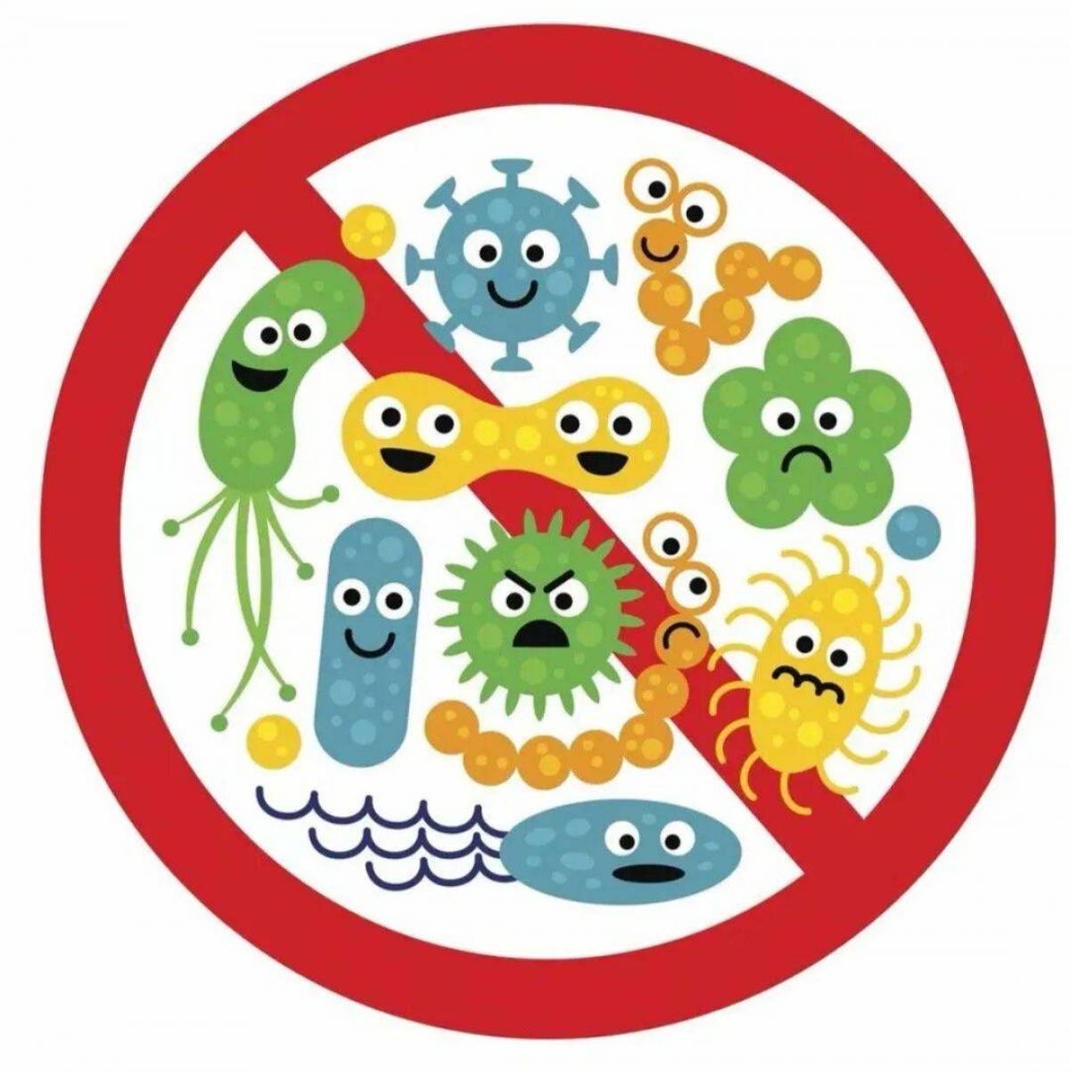 Микробы и бактерии для детей #32
